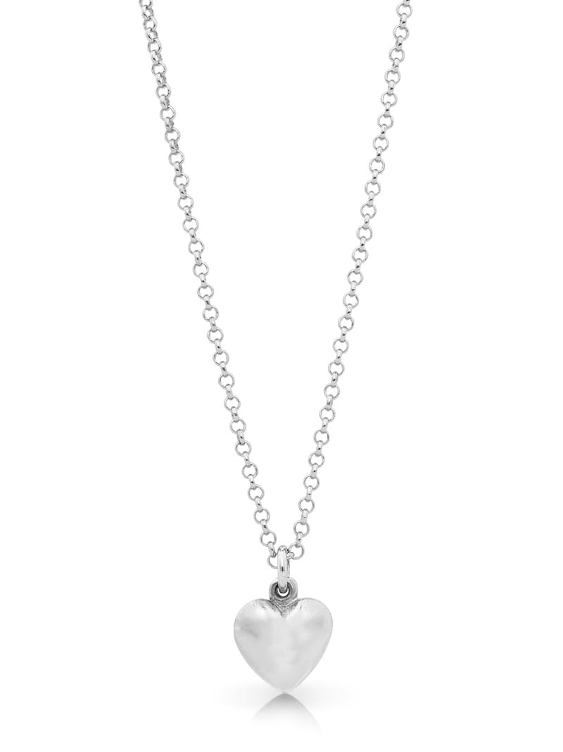 Sterling silver heart pendant, Melbourne Australia, confirmation gifts for teenage girls