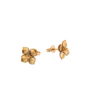 Boronia flower inspired gold stud earrings, Australian inspired, flower earrings, Australiana, nature inspired, native Australia flower, garden lovers, jewellery online, gifts for girls, gifts for her, handcrafted jewellery, Eltham jeweller, Melbourn