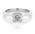 Four claw diamond solitaire, round brilliant diamond, white gold ring, Eltham jeweller, Melbourne, Australia