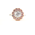 Flower cluster ring, scallop halo, Argyle pink diamond ring, engagement ring, dress ring, Eltham, Melbourne jeweller, Australia