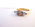 Azena three stone diamond engagement ring, three stone, champagne diamond, white and yellow gold, Melbourne Australia