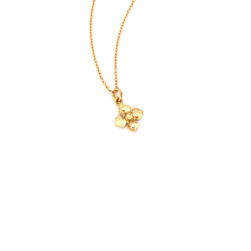 Boronia flower design, charm pendants, Eltham jeweller, Melbourne, Australia