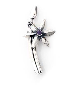 Chocolate Lily Brooch