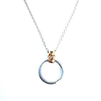 Single Circlet Pendant - Sterling Silver