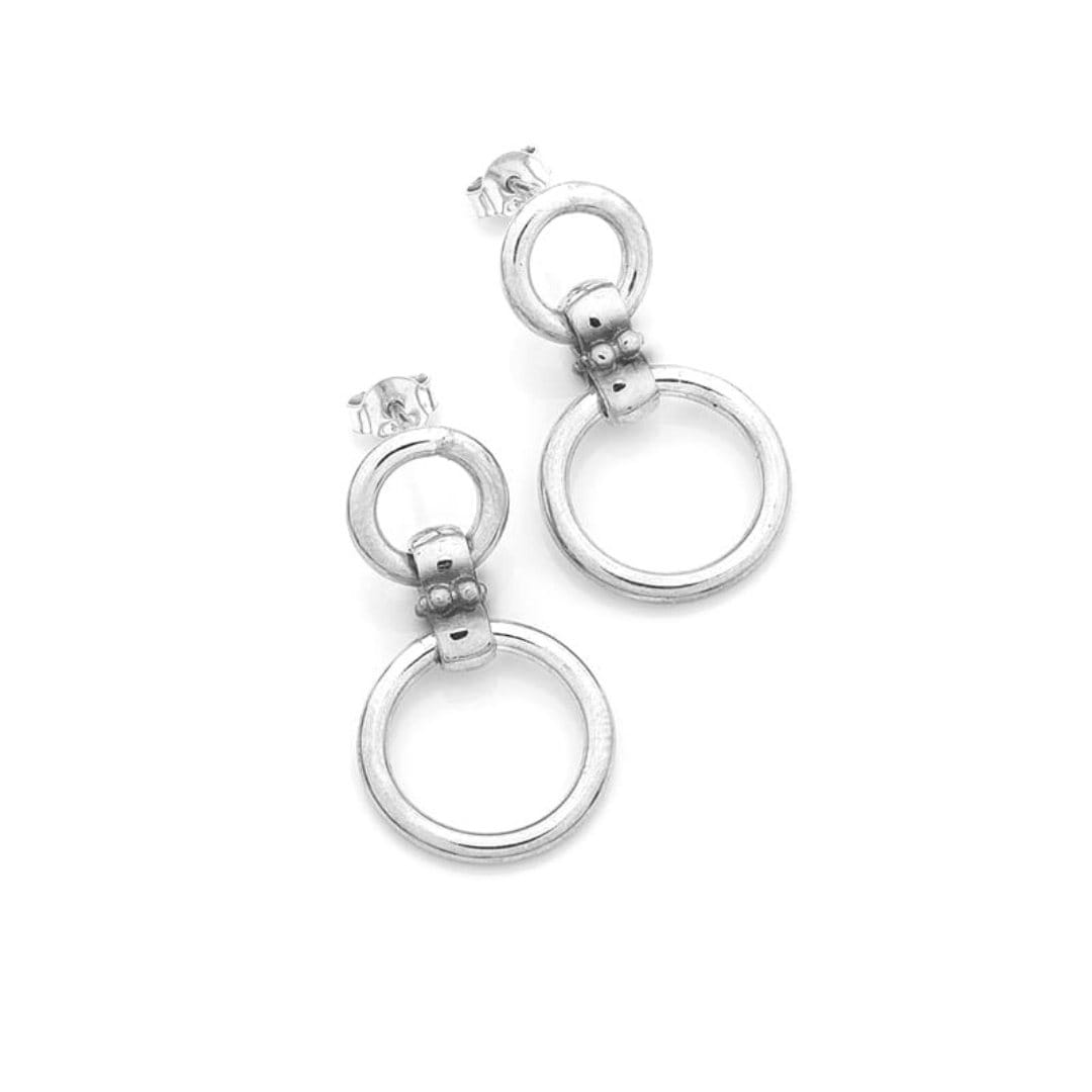 Circlet sterling silver earrings, everyday jewellery, Melbourne Australia