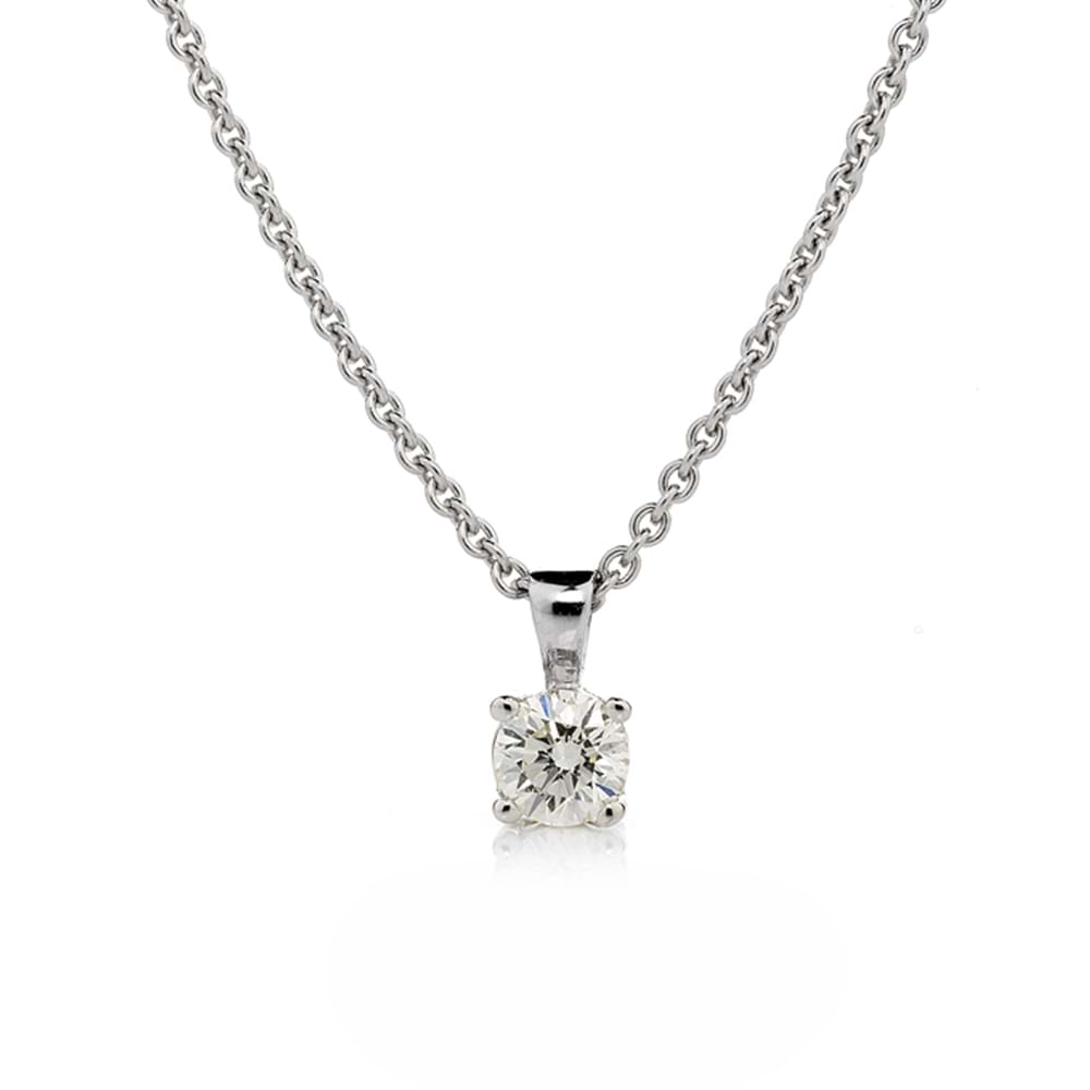 Claw set diamond pendant, Melbourne Australia