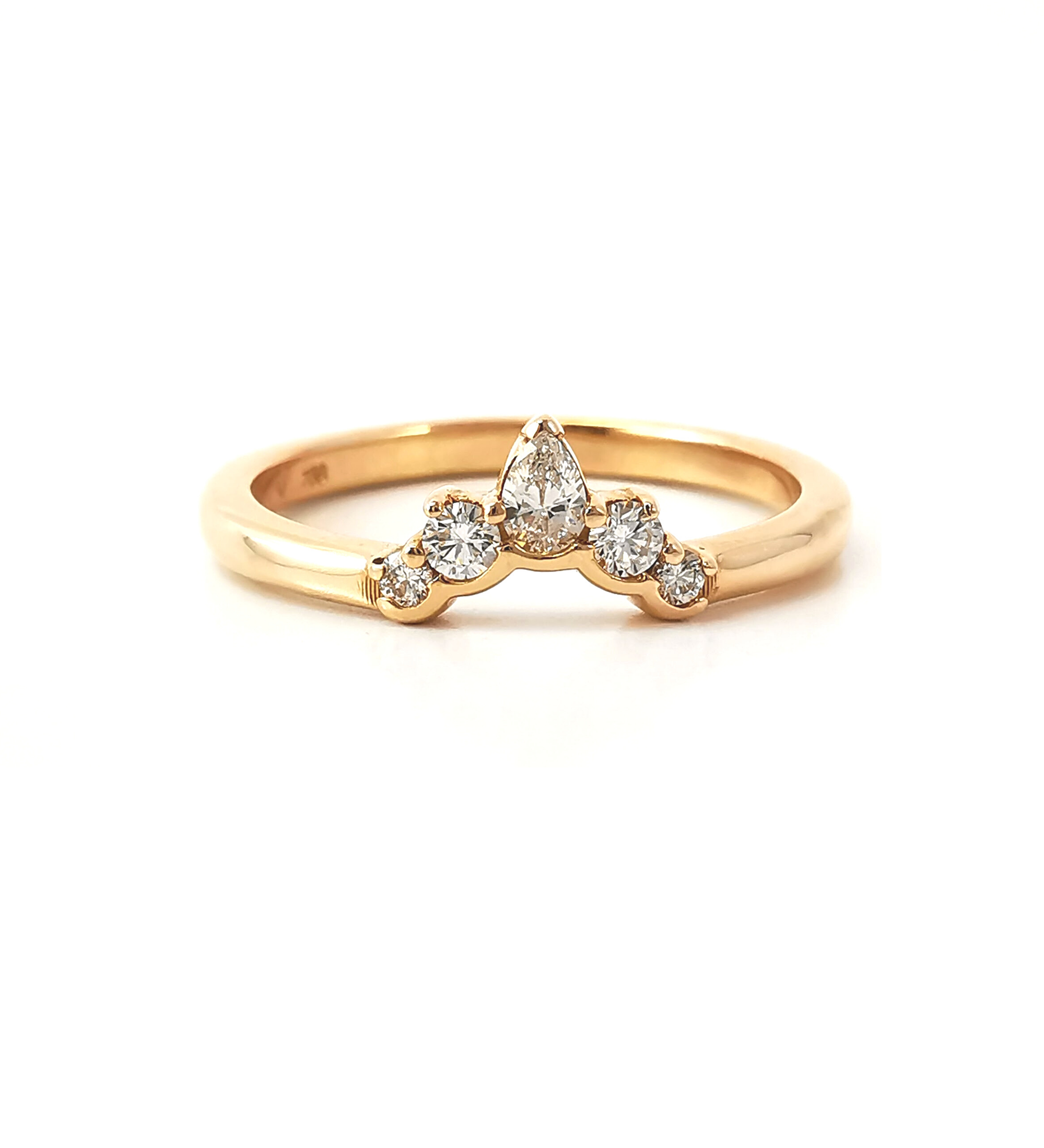 Dainty gold 2025 engagement rings