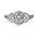 Art deco design ring, milgrain, diamond engagement ring, Melbourne jeweller, Eltham, Australia