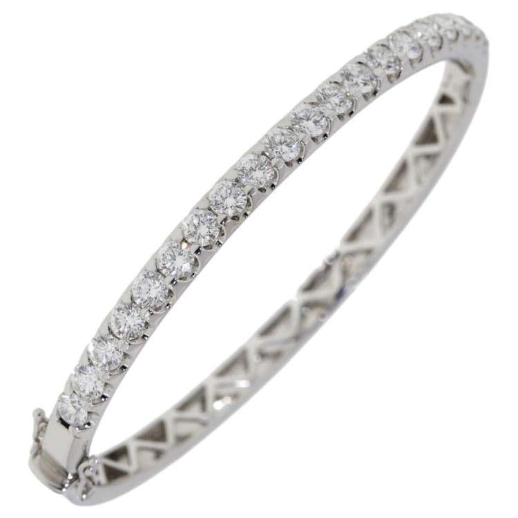 4.0ct diamond oval bangle, jewellery, Eltham, Melbourne, Australia