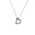 Heart pendant in white gold with grain set diamonds, on matching chain, Eltham, Melbourne, Australia