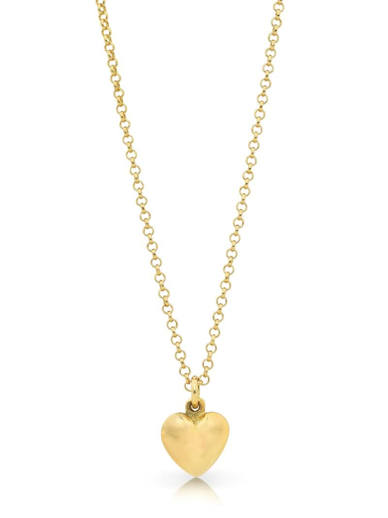 Yellow gold heart pendant necklace, Melbourne Australia, confirmation gifts for teenage girls