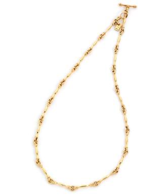 Handcrafted neckchain, solid links, yellow gold, everyday jewellery, Eltham jeweller, Melbourne, Australia