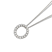 Large circle diamond pendant, white gold, everyday diamond jewellery, Eltham, Melbourne, Australia