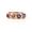 Rose gold multicoloured sapphire rainbow ring, September anniversary ring, Melbourne Australia