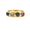 yellow gold multicoloured sapphire rainbow ring, September anniversary wedding ring, Melbourne Australia
