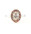 Oval diamond with halo of rare Argyle pink diamonds ring, diamond engagement ring, Melbourne jeweller, Eltham jewellers, Australia, popular engagement rings, oval shape diamond, rare coloured diamonds, rings, engagement ring shopping, engagement ring ideas