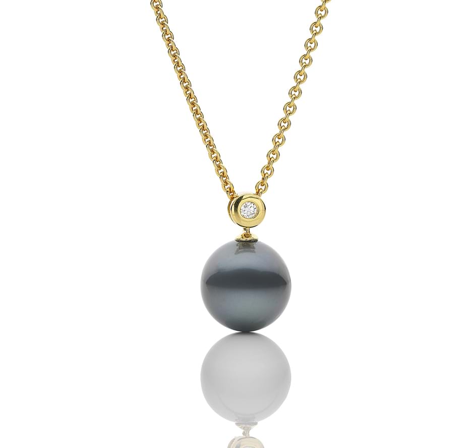 Pearl and diamond pendant, Melbourne Australia, jewellery