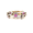 Pink sapphire and diamond wire ring, white gold, Melbourne Australia, September wedding anniversary stone