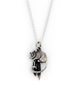 Leadbeater's Possum Pendant - Sterling Silver