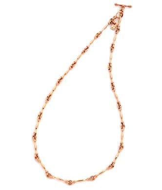 Handcrafted neckchain, solid links, rose gold, everyday jewellery, Eltham jeweller, Melbourne, Australia