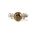 Seven stone cognac and diamond ring in platinum and  yellow gold, Melbourne Australia, beautiful rings, coloured diamonds, handcrafted rings, Eltham jeweller, Melbourne jeweller