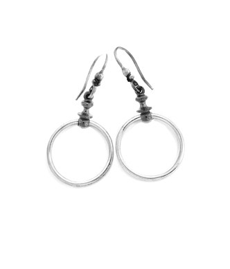 Handcrafted everyday sterling silver earrings, everyday jewellery, hoop earrings, loop earrings, hook earrings, buy jewellery online, online jewellery store, Eltham jeweller, gifts for women, Melbourne, Australia