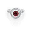 Spinel gemstone ring, passionate valentine's day gifts, gifts for her, gifts for women, red gemstone engagement ring, Eltham, Melbourne, Australia