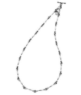 Handcrafted neckchain, solid links, sterling silver, everyday jewellery, Eltham jeweller, Melbourne, Australia