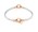 Two-tone rose gold and sterling silver bangle, gifts, jewellery, Melbourne Australia