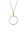 Circle pendant, two-tone, yellow gold and sterling silver pendant, everyday jewellery, Eltham, Melbourne, Australia
