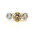Cognac diamond three stone engagement ring, wedding anniversary rings, dress rings, brown gemstones, round brilliant diamonds, Eltham jeweller, engagement ring shopping, Melbourne Australia
