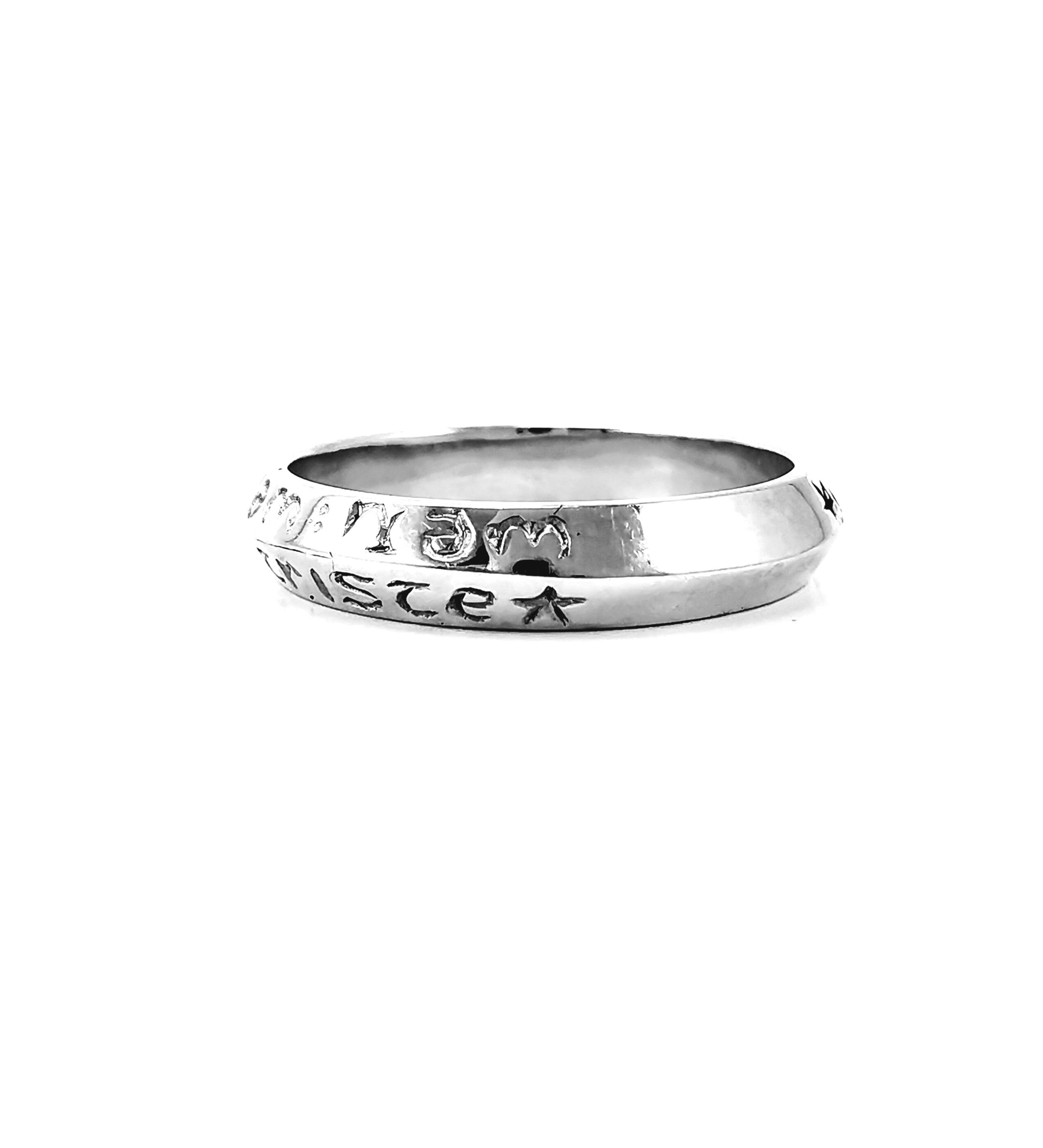 Custom 2D letters BEST FRIEND RINGS, Friendship love forever Rings,  Engraved Personalized Ring, Stackable Name Band